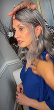 Load image into Gallery viewer, Topper 8x8 Authentic Gray Mono Topper European Hair