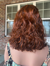 Load image into Gallery viewer, “Danity” Bob 6x6 Closure Lace Wig COPPER RED COPPER L