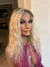 Load image into Gallery viewer, “Dynasty” Rooted Cool Blonde 6x6 Closure Lace Wig S