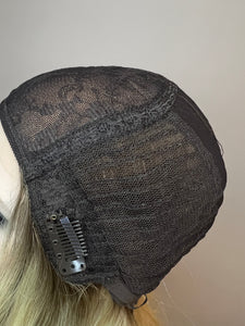 Luxury European Blonde Hat Wigs (Curly Texture)