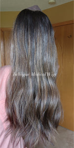 Luxury European Brunette Hat Wigs (Curly Texture)