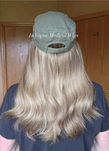 Luxury European Blonde Hat Wigs (Straight Texture)