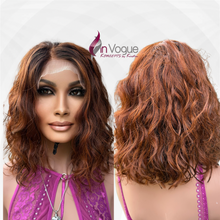 Load image into Gallery viewer, “Danity” Copper Spice Bob 6x6 Closure Lace Wig  (Ready To Ship) M