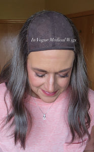 Luxury European Gray Hat Wigs (Straight Texture)