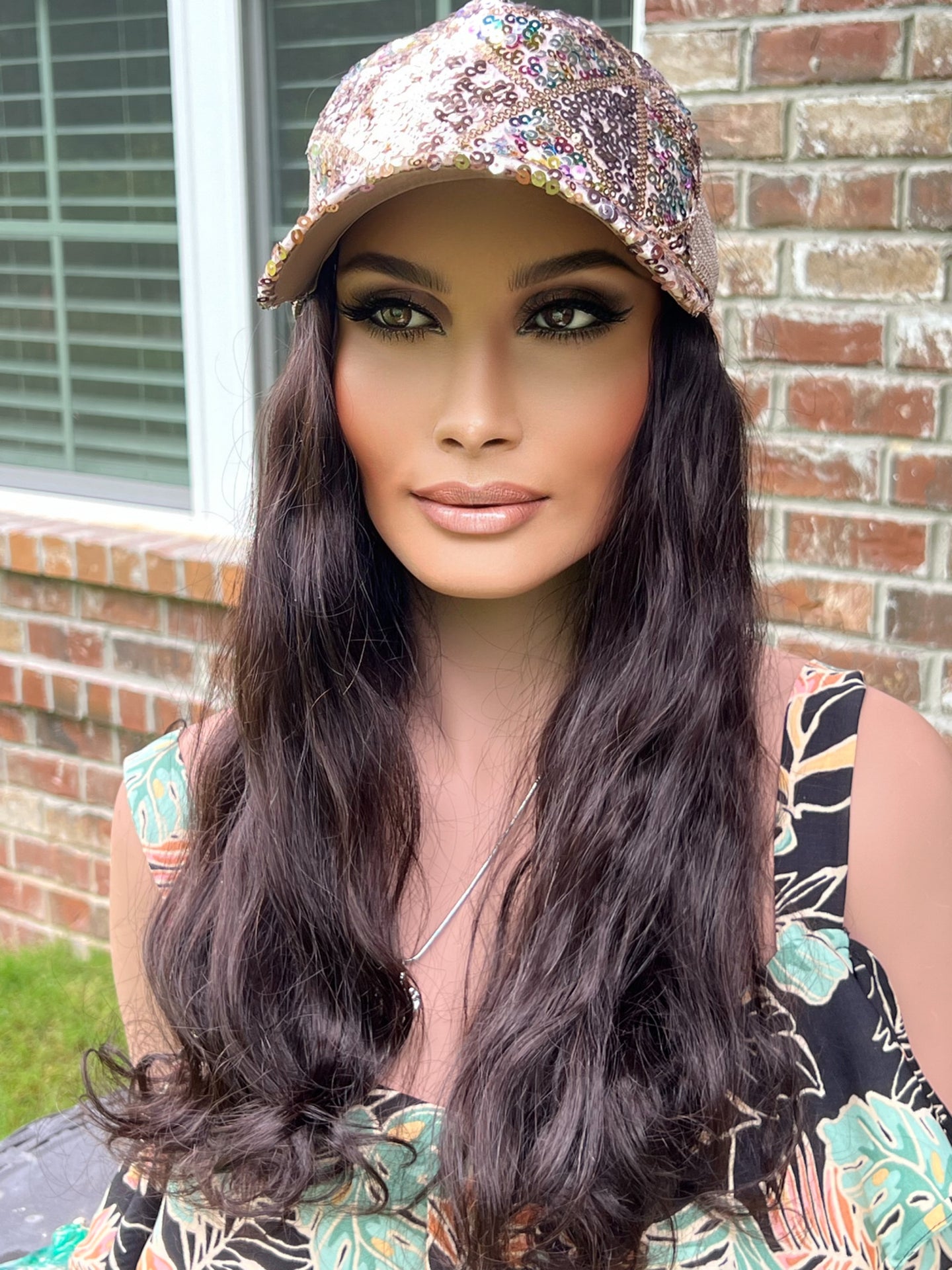 Synthetic Wig w/Hat Clearance One Size