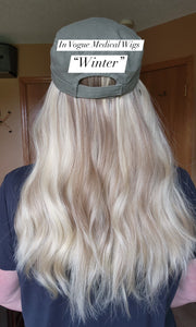 Luxury European Blonde Hat Wigs (Straight Texture)