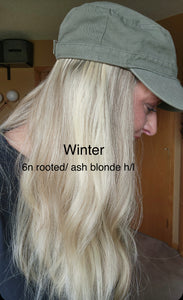 Luxury European Blonde Hat Wigs (Straight Texture)