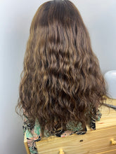 Load image into Gallery viewer, Liquidation Dynasty” 6x6 Closure Lace Wig Brunette/Caramel