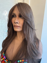 Load image into Gallery viewer, Mono Top Brazilian Hair Ash Brown Wig Medical Cap S Consignment