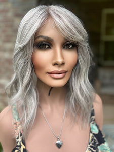 “Jewel” with bangs Lace Closure Lace Wig