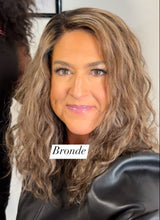 Load image into Gallery viewer, “Danity” 18”in Length Bronde Closure Lace Wig M