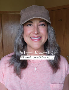 Luxury European Gray Hat Wigs (Straight Texture)