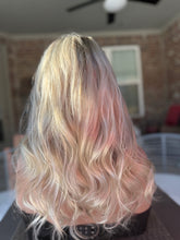 Load image into Gallery viewer, “Dynasty” Rooted Cool Blonde 6x6 Closure Lace Wig S