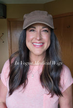 Load image into Gallery viewer, Luxury European Brunette Hat Wigs (Straight Texture)