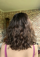 Load image into Gallery viewer, PREORDER “Danity” Bob Dark Brown w/Babylights 6x6 Closure Lace Wig