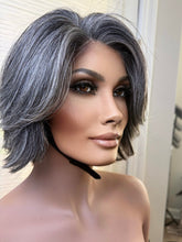 Load image into Gallery viewer, Salt/Pepper Pixie Wig Sale S