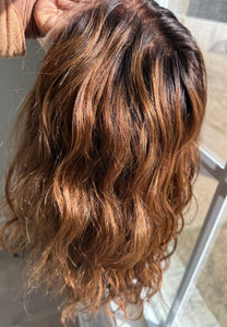 New HD 6x6 Closure Lace Wig M, Custom Warm Copper/ Auburn