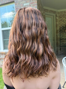 New HD 6x6 Closure Lace Wig M, Custom Warm Copper/ Auburn