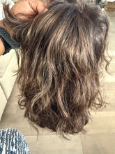 Load image into Gallery viewer, “Danity” Customized w/Bangs Cocoa Beige w/ baby lights  S consignment