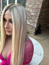 Load image into Gallery viewer, “Natalia” 21” Beige Blonde Luxury Euro Wig S Anniversary Sale