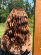 Load image into Gallery viewer, New HD 6x6 Closure Lace Wig M, Custom Warm Copper/ Auburn