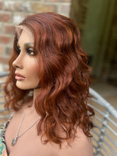 Load image into Gallery viewer, “Danity” Bob 6x6 Closure Lace Wig COPPER RED COPPER L