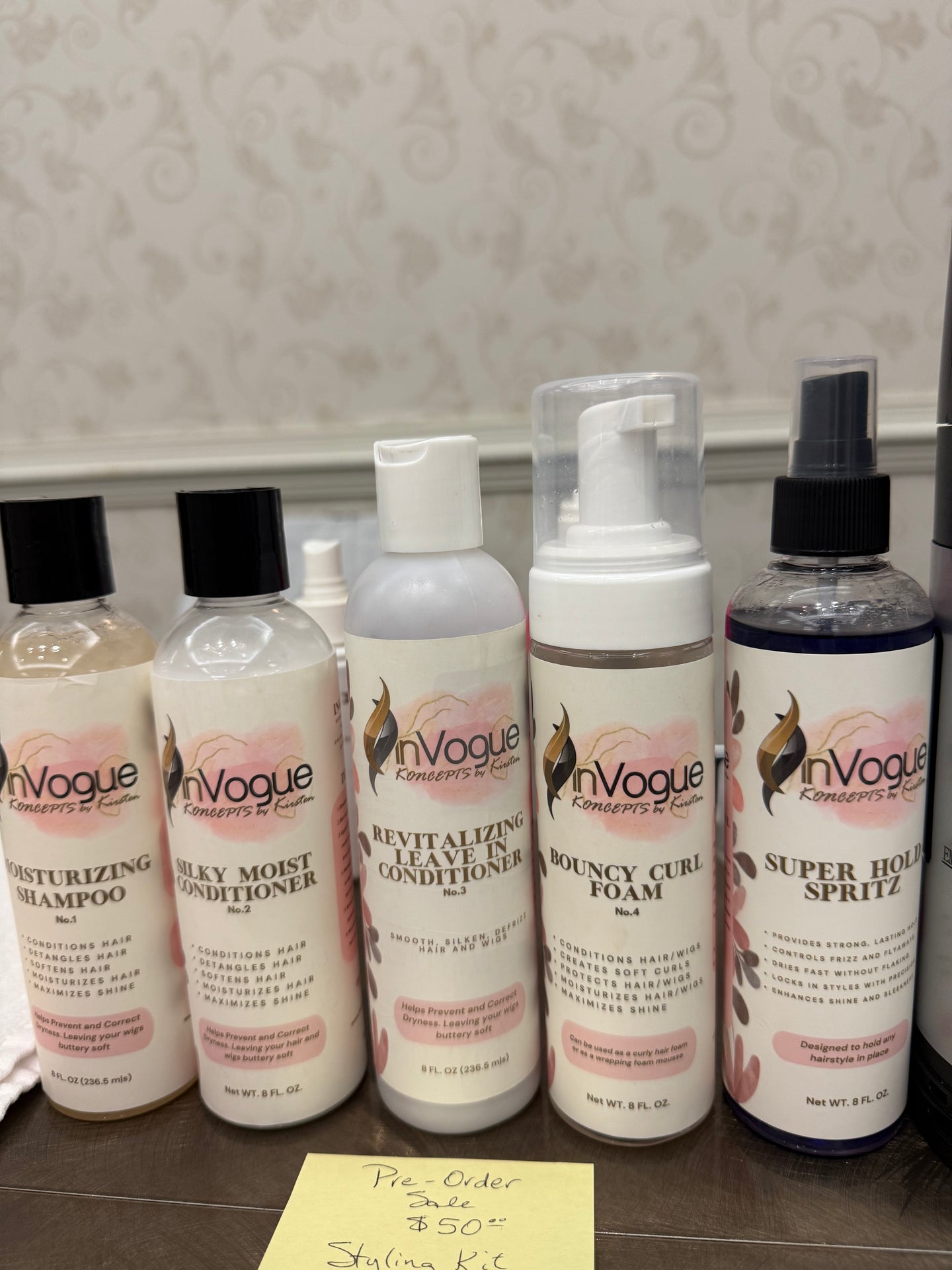 In Vogue Wash/Style Product Promotion