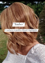 Load image into Gallery viewer, Luxury European Hat Wig  (Auburns, Gingers, Coppers, Reds) (Straight Texture)