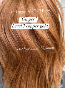 Luxury European Hat Wig  (Auburns, Gingers, Coppers, Reds) (Straight Texture)