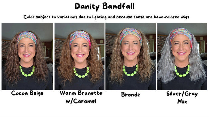 Preorder “Danity” 20” Bandfall Wig