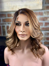 Load image into Gallery viewer, New HD 6x6 Closure Lace Wig Custom Warm Copper/ Auburn/Brown Size M