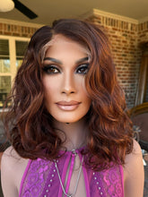 Load image into Gallery viewer, Reserved “Danity” Bob 6x6 Closure Lace Wig  Auburn-Red/brown-Copper L