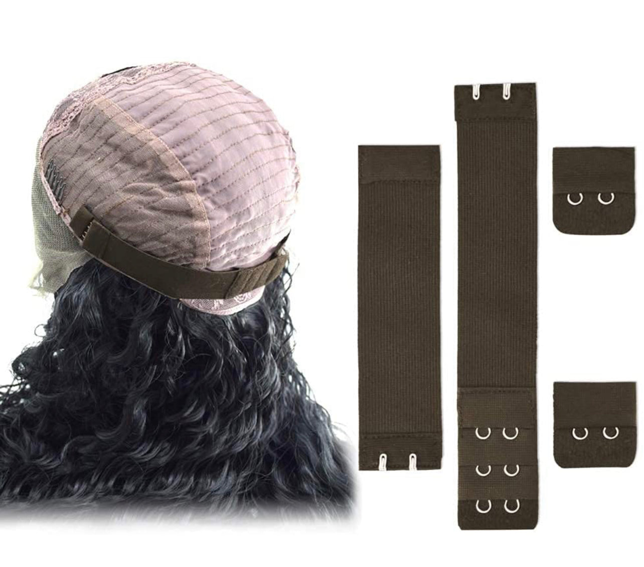 Add An Adjustable Wig Band & Nape Comb to My Wig Sale